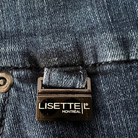 LISETTE L Montreal Betty Pearl Beaded PULL ON Cropped Skinny Jeans 30" Waist - Picture 6 of 9